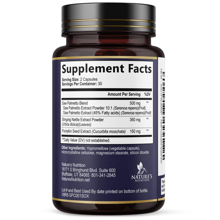 Menâ€™s Prostate Support Formula â€“ 60 Capsules