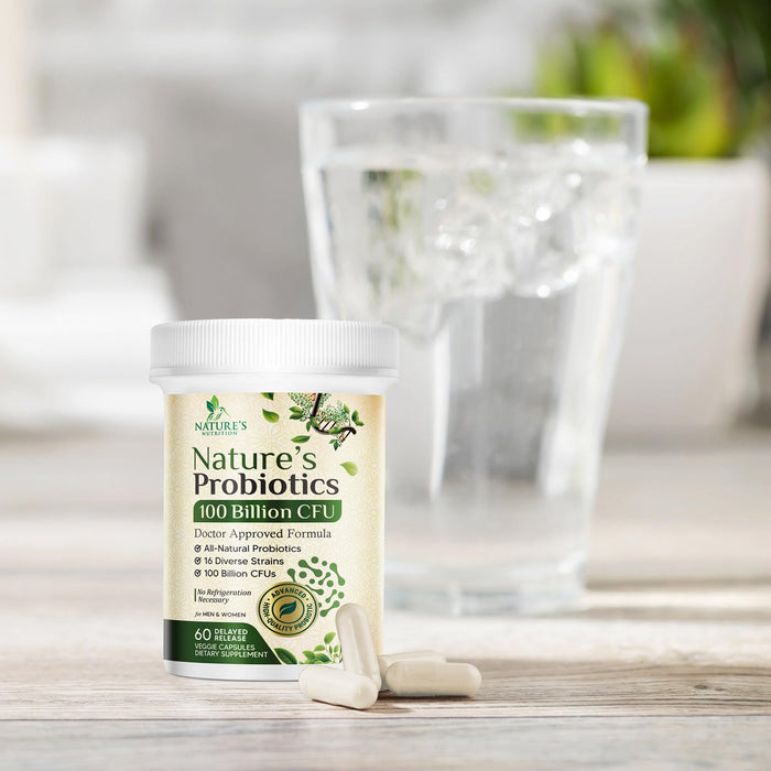 Probiotics for Women Capsules - 100 Billion CFU Prebiotics, Acidophilus Probiotics Supports Immune System Digestive Health, Supports Occasional Constipation & Bloating, Daily Supplement