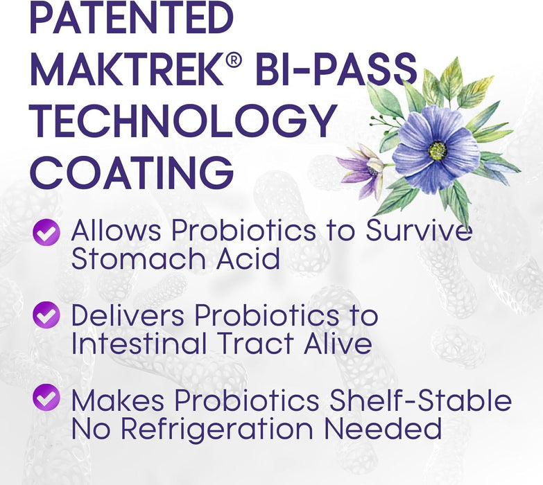 Probiotics for Women 4-in-1, 50 Billion CFU + Prebiotics, Vaginal Women's Probiotic for Digestive, pH, Urinary & Immune Health Support, No Gluten, Shelf Stable Probiotic Supplement