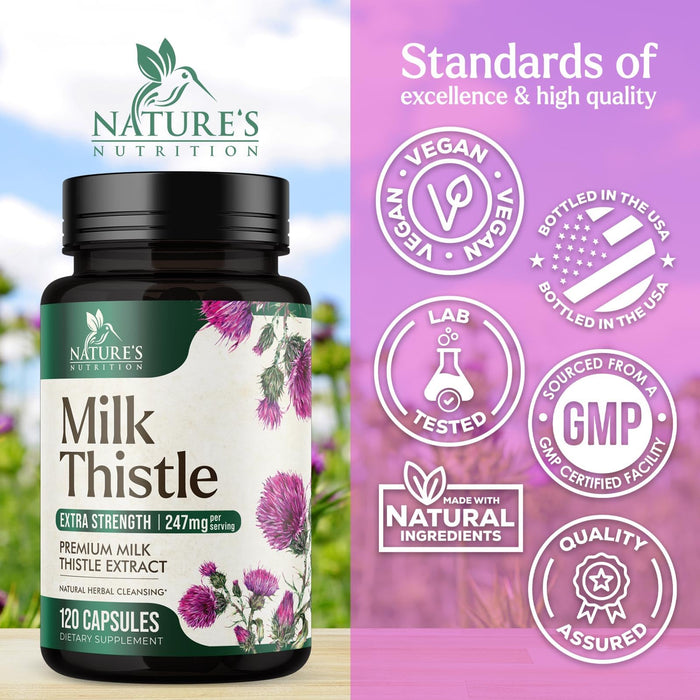 Milk Thistle Extract â€“ 1000mg â€“ 120 Capsules