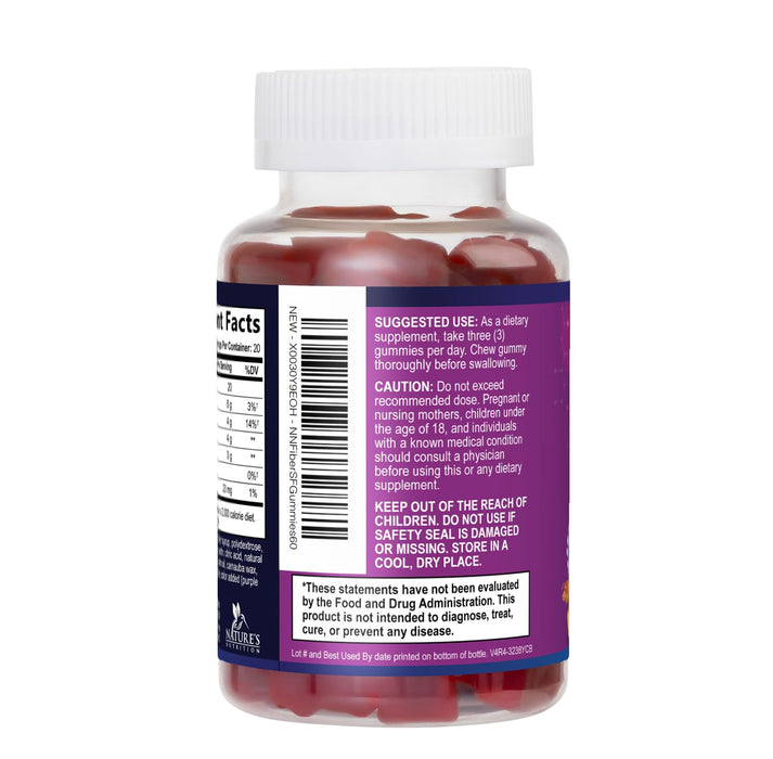 Prebiotic Fiber Gummies â€“ 60 Gummies
