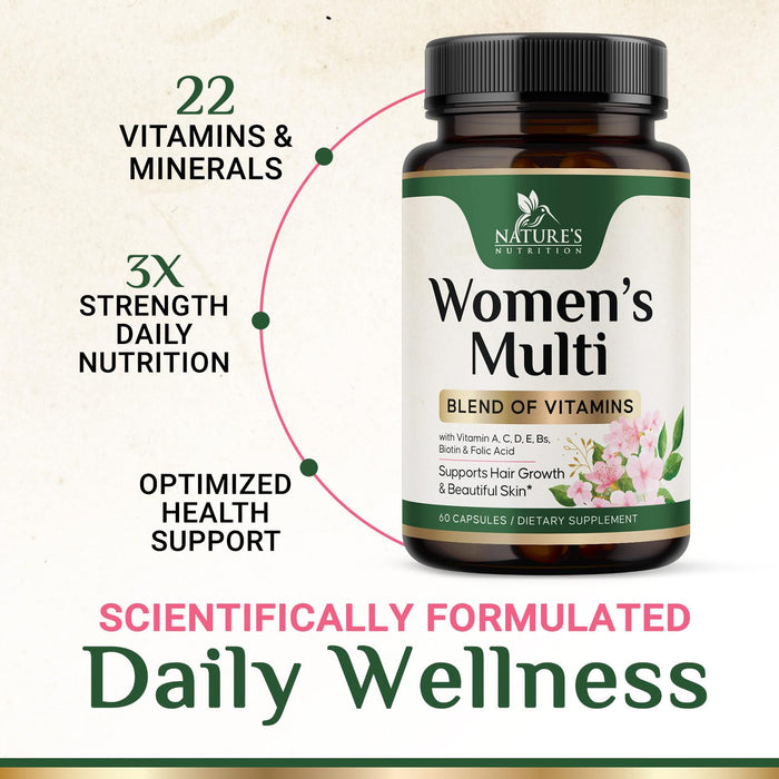 Womenâ€™s Daily Multivitamin â€“ 60 Capsules