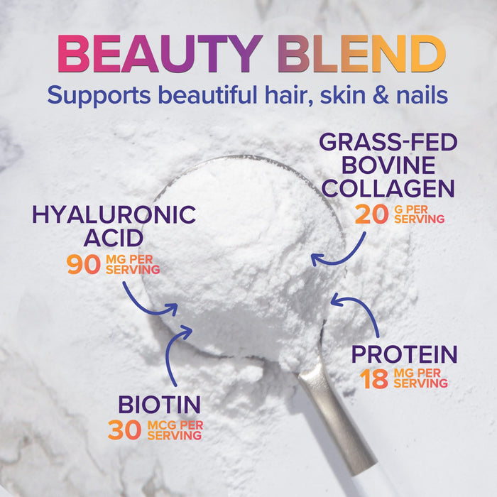 Collagen Peptides Powder + Hyaluronic Acid - Unflavored, 28 Servings