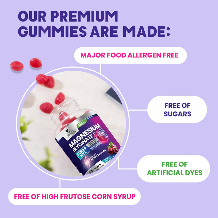Magnesium Glycinate Gummies – 60 Gummies