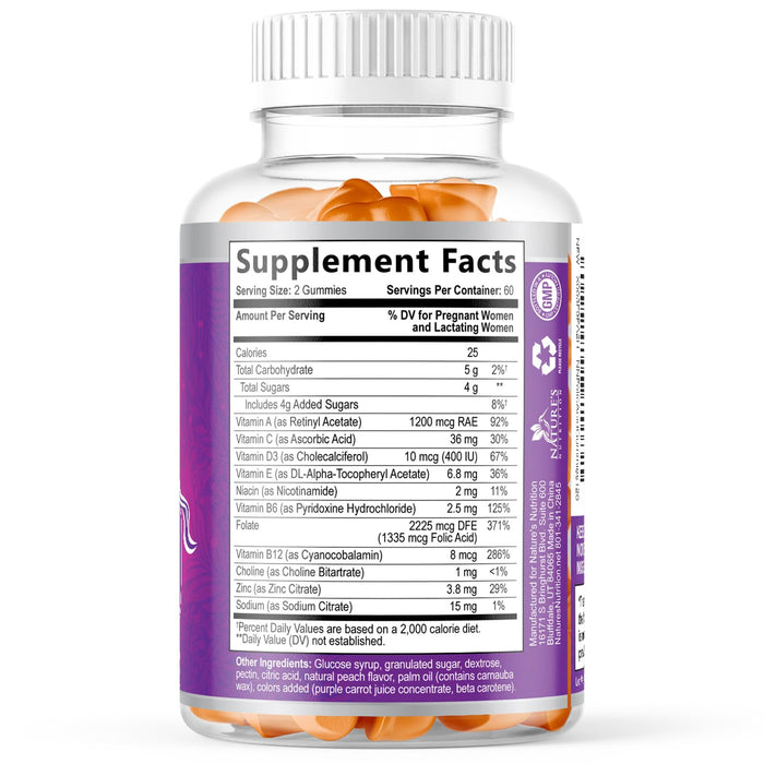 Prenatal Multivitamin 1335 mcg - 120 Gummies