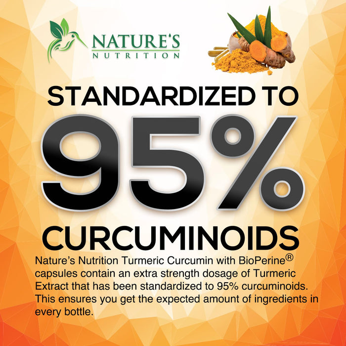 Turmeric Curcumin + Black Pepper 2600 mg - 60 Capsules