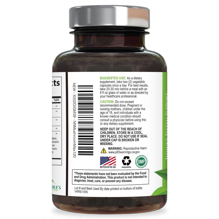 Mushroom Complex 10-in-1 1330 mg - 120 Capsules