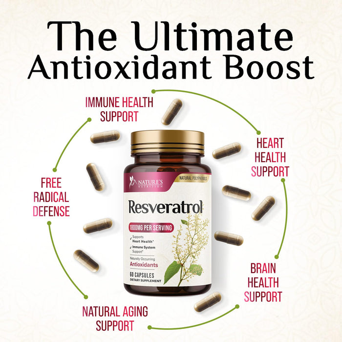 Resveratrol 1800mg â€“ 60 Vegan Capsules