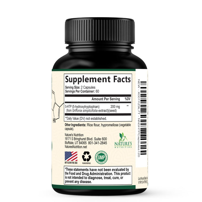 5-HTP 200 mg - 120 Capsules
