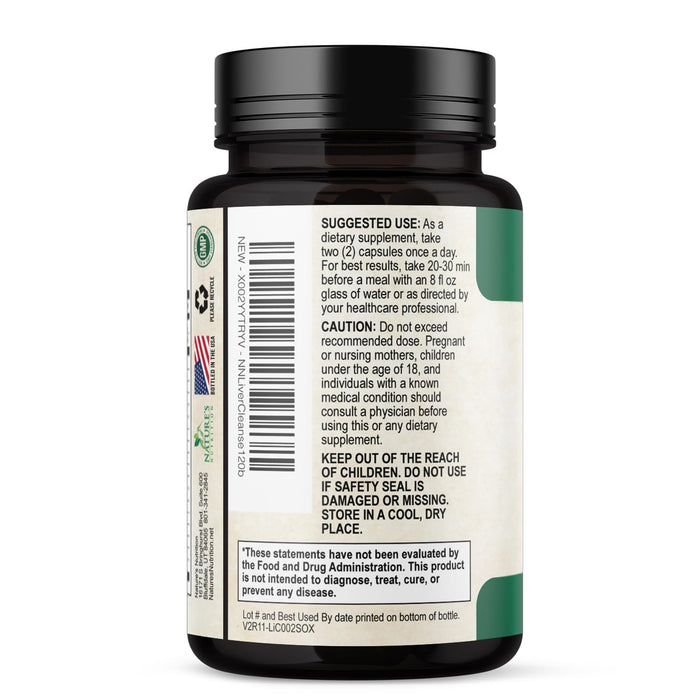 Liver Support Formula â€“ 120 Capsules