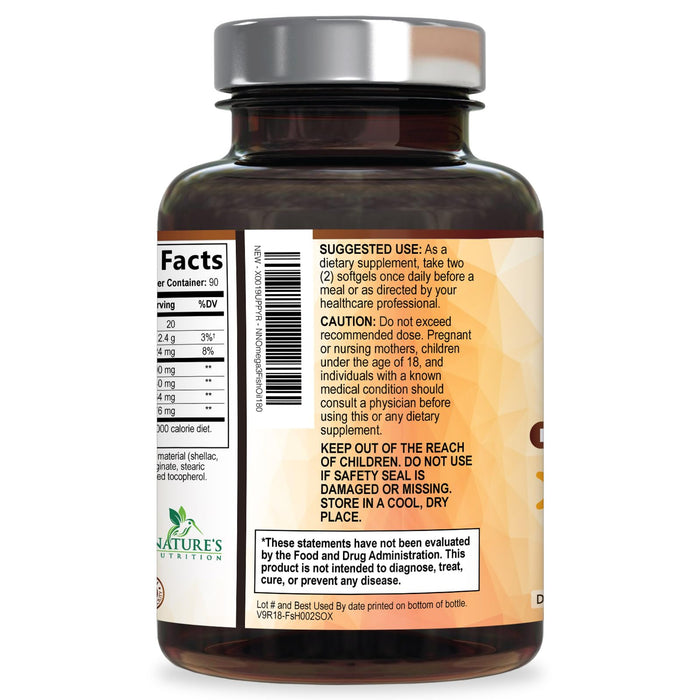 Omega-3 Fish Oil 2400 mg - 180 Softgels