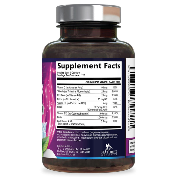 Vitamin B Complex - 120 Capsules