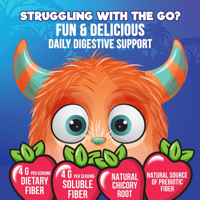 Fiber Gummies for Kids – 120 Gummies