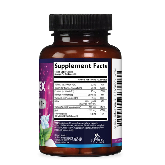 Vitamin B Complex - 60 Capsules