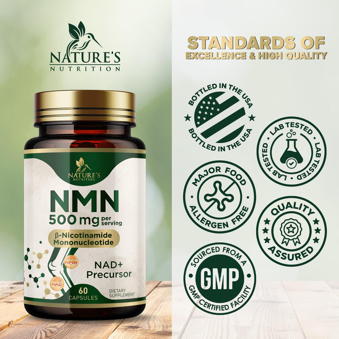 NMN 500 mg - 60 Capsules