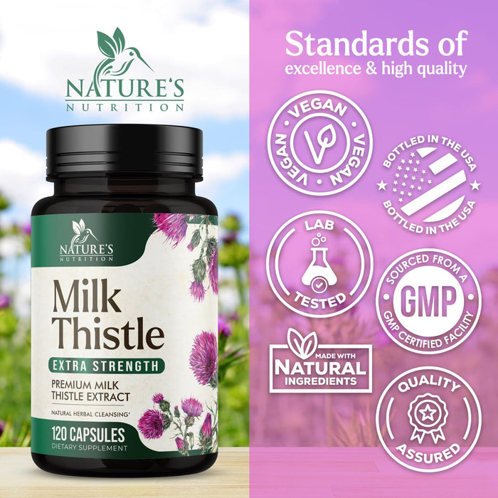 Milk Thistle Extract â€“ 1000mg â€“ 60 Capsules
