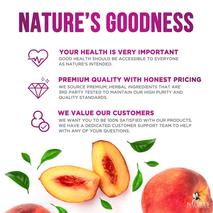 Nature's Nutrition CoQ10 Gummies 100mg – High Absorption Coenzyme Q10 Supplement for Heart Health, Energy & Antioxidant Support – Peach Flavor Gummy, Vegan, Non-GMO, Gluten Free – 60 Count