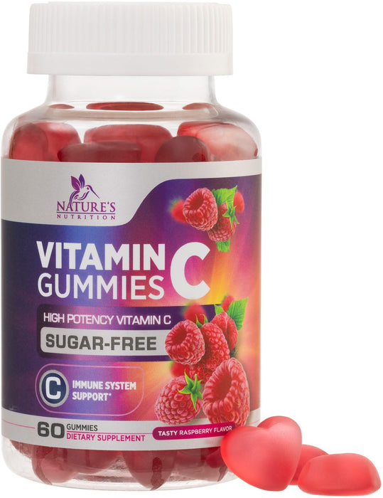 Vitamin C - Raspberry, 60 Gummies