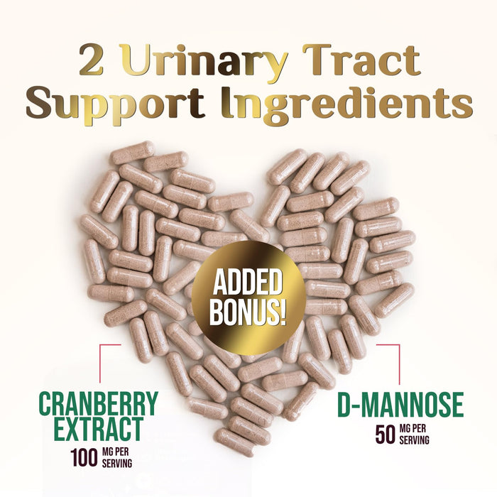 Vaginal Probiotic + Cranberry & Prebiotics 50 Billion CFU - 60 Capsules