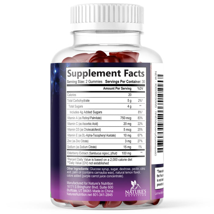 Elderberry - 60 Gummies