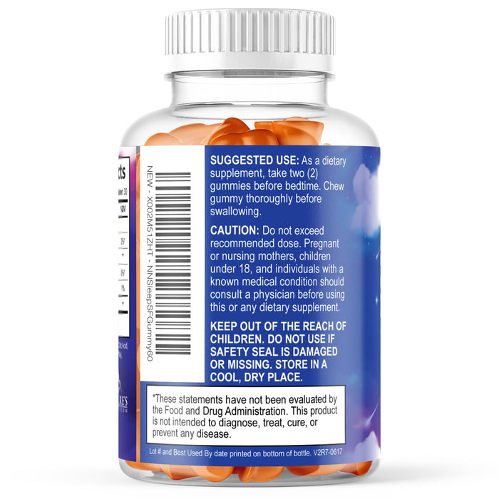Melatonin Sleep Gummies 6 mg - 60 Gummies