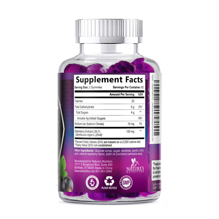 Elderberry - 120 Gummies