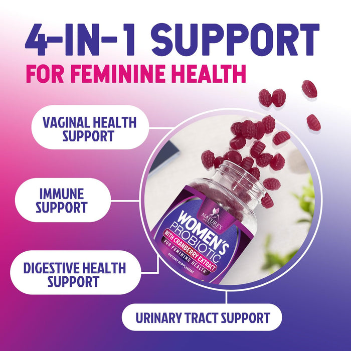 Women's Probiotic + Cranberry 3 Billion CFU - 120 Gummies