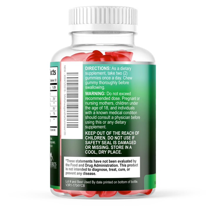 Ashwagandha Gummies â€“ 3000mg â€“ 60 Gummies