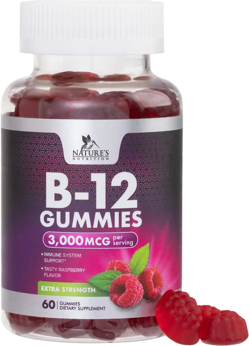 B12 Gummies â€“ 3000mcg â€“ 60 Gummies