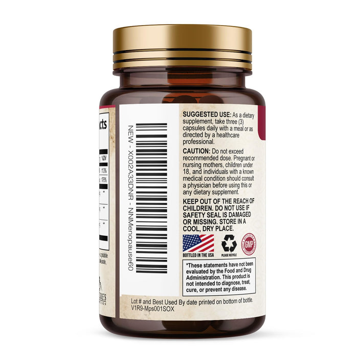 Menopause for Women with Black Cohosh â€“ 60 Capsules
