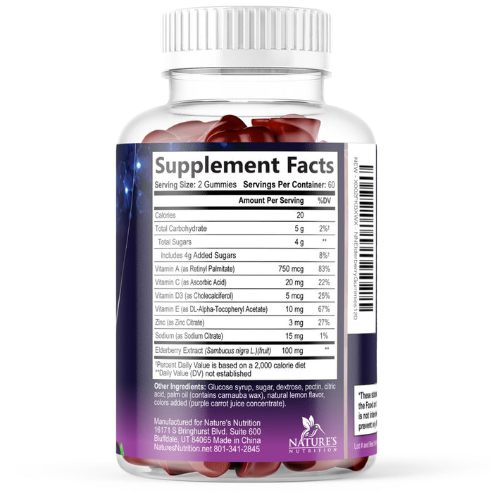 Elderberry - 120 Gummies