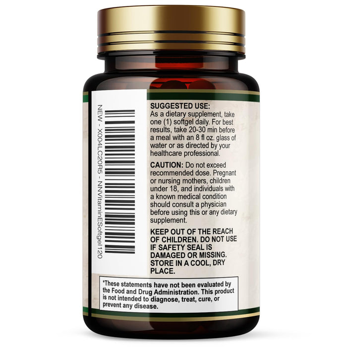 Vitamin E 400 IU - 120 Softgels