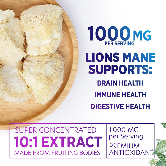 Lion's Mane Mushroom - 60 Capsules