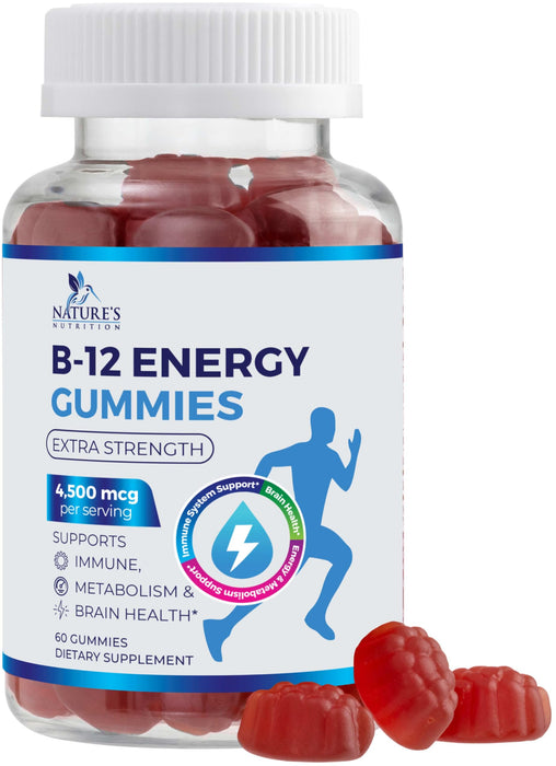 Vitamin B12 4500 mcg - Berry, 60 Gummies