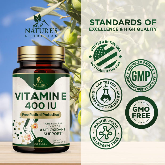 Vitamin E 400 IU - 60 Softgels