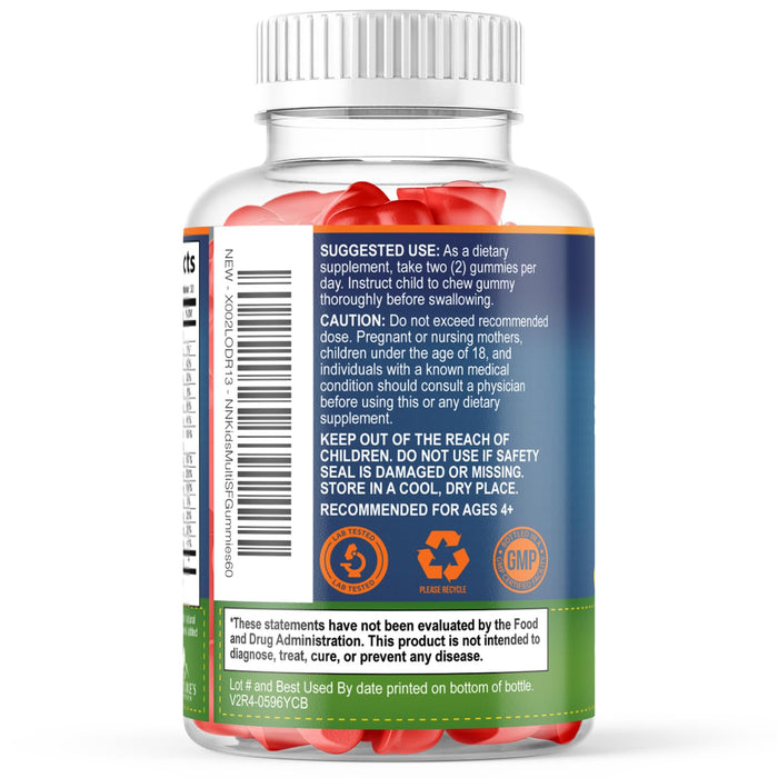 Kids' Multivitamin - Orange, 60 Gummies
