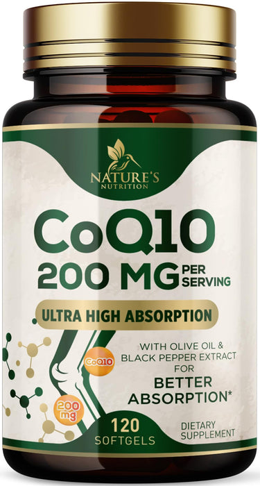 CoQ10 200 mg - 120 Softgels