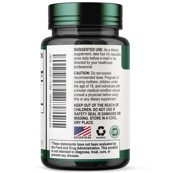 Multi Collagen Peptides 2400 mg - 60 Capsules