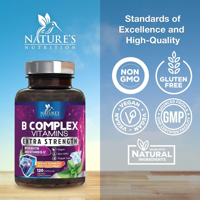 Vitamin B Complex - 120 Capsules