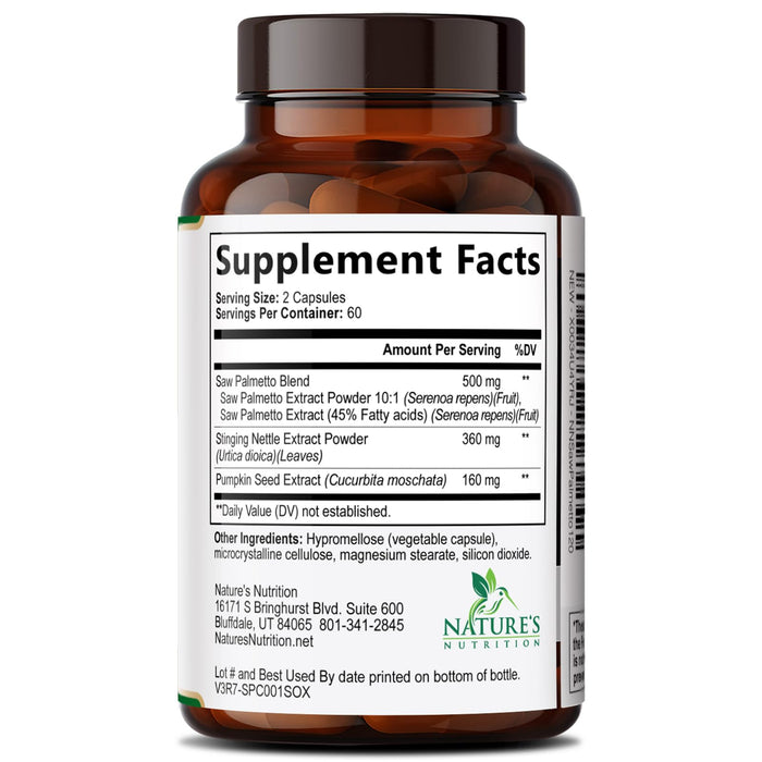 Saw Palmetto 1000 mg - 120 Capsules