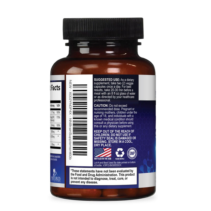 Brain & Memory Support - 60 Capsules