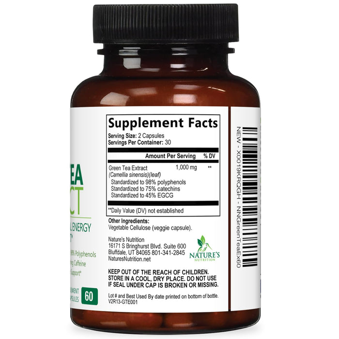 Green Tea Extract 1000 mg - 60 Capsules