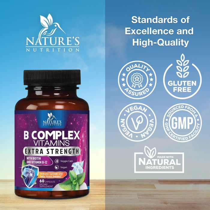 Vitamin B Complex - 60 Capsules
