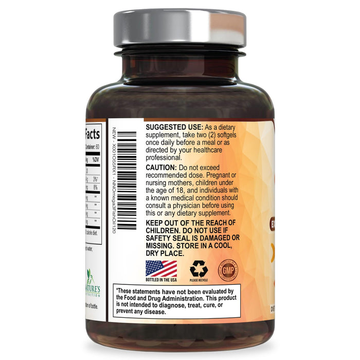 Omega-3 Fish Oil 2400 mg - 120 Softgels