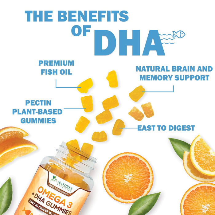 Omega-3 Fish Oil - Orange, 60 Gummies