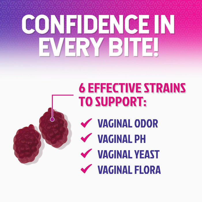 Probiotics for Women Gummies with Cranberry â€“ 3 Billion CFU â€“ 60 Gummies