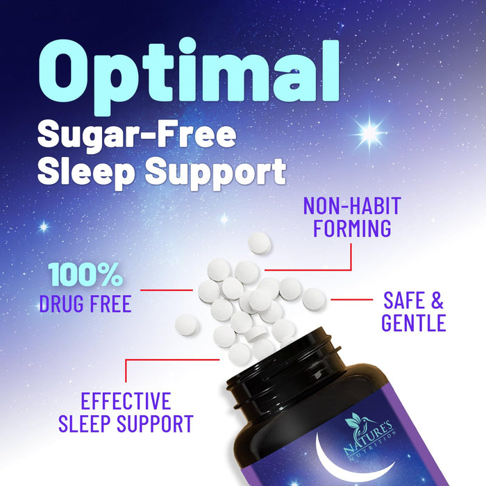 Fast Dissolve Melatonin 10mg, Sleep Support for Adults, Melatonin Sleep Supplement, for Promoting Restful Sleep, Non-Habit Forming, 100% Drug Free, Berry Flavored - 120 Chewable Tablets