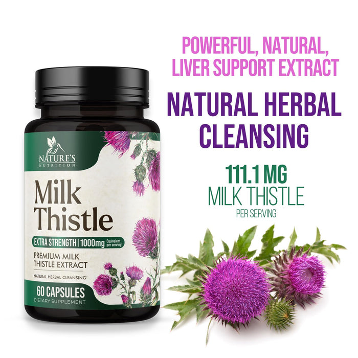 Milk Thistle Extract â€“ 1000mg â€“ 60 Capsules