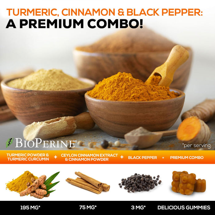 Turmeric Curcumin Gummies - 120 Gummies