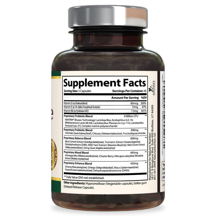 Menopause Support with Black Cohosh - 120 Capsules